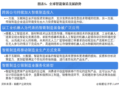 圖表5解讀 全球智能制造發(fā)展趨勢(shì)與信息咨詢服務(wù)融合新路徑